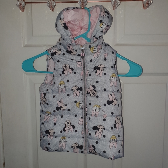 Disney baby Minnie Mouse & daisy 3T puffer Vest - Picture 1 of 4